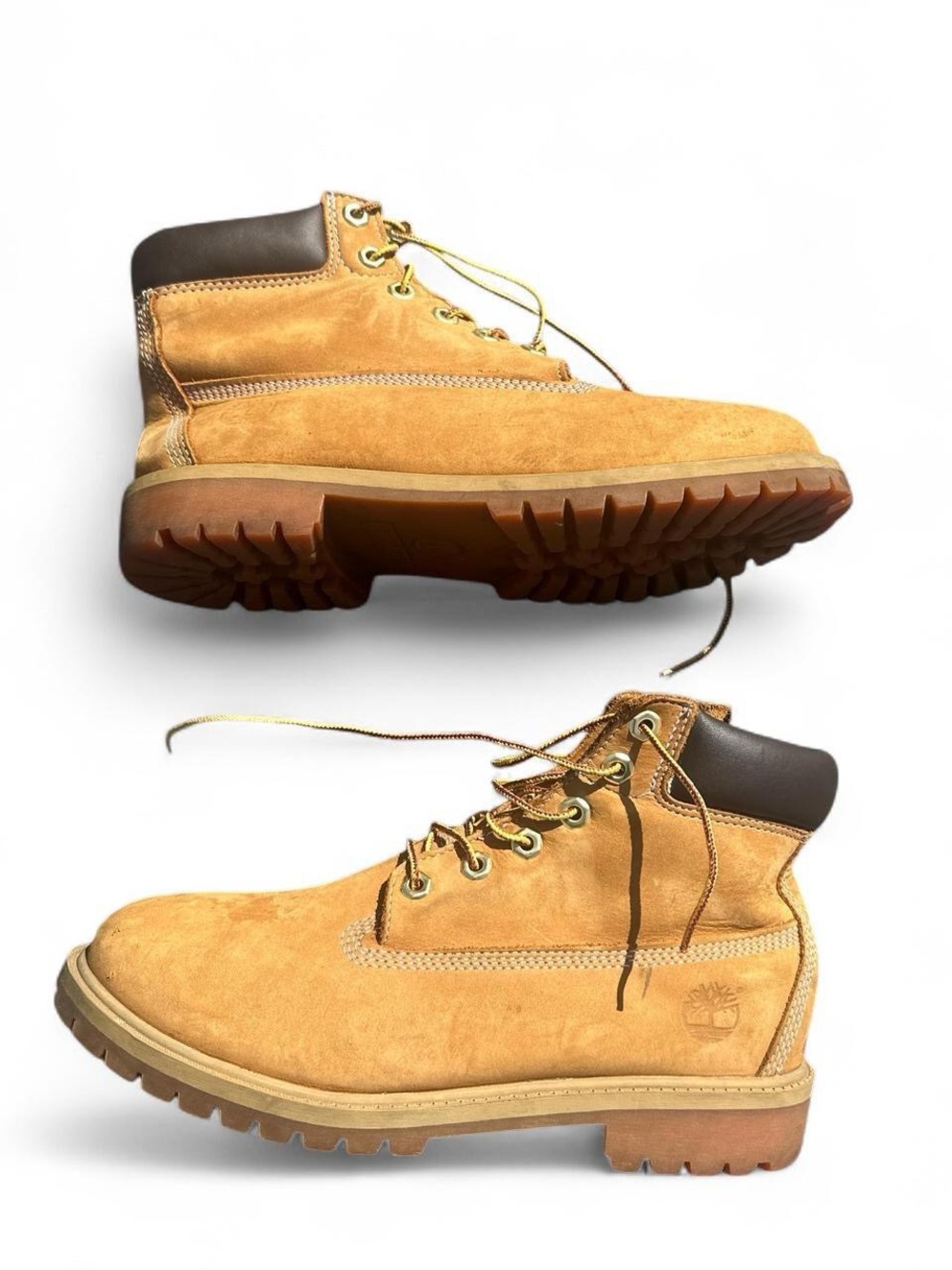 Timberland 6 Inch Premium Waterproof Boot 'Wheat' Nubuck Size 7 Women’s Size 8.5